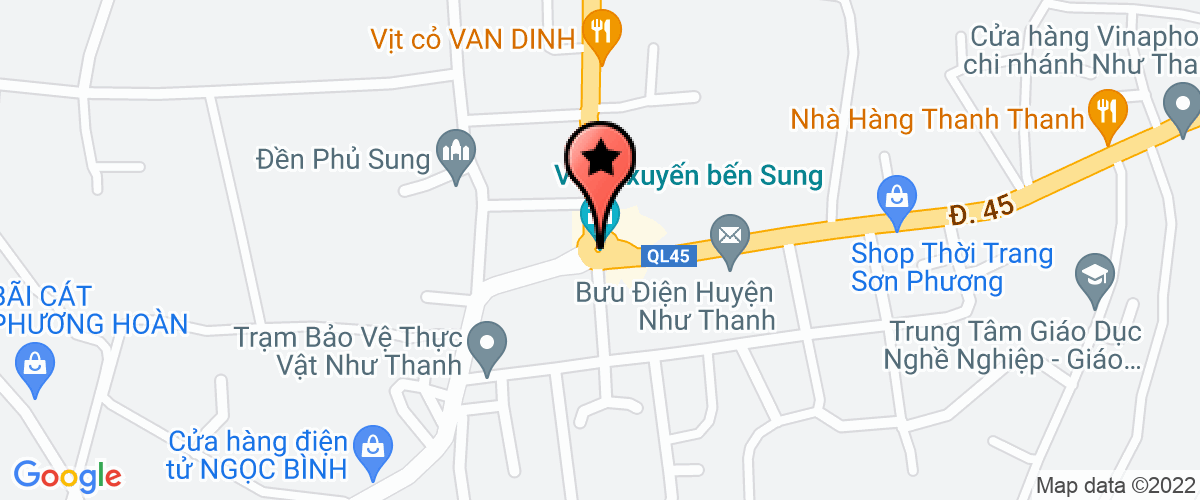 Bản đồ đến địa chỉ trường THCS Thị trấn bến Sung