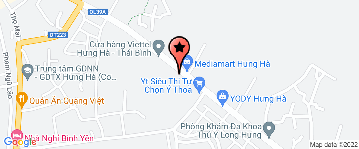Bản đồ đến địa chỉ Công Ty TNHH Thương Mại Pallet Thái Bình