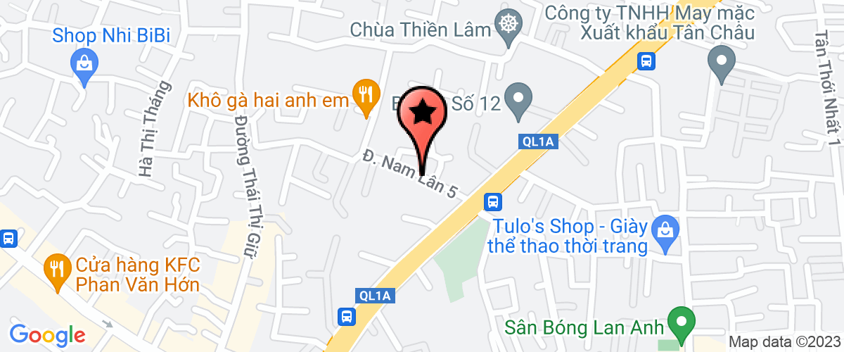 Bản đồ đến địa chỉ Công Ty TNHH Nhôm Thiên Long