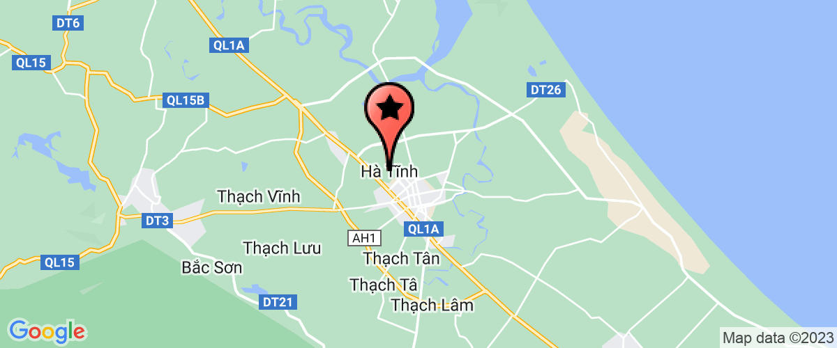 Bản đồ đến địa chỉ Công Ty TNHH Hà Tĩnh Xanh