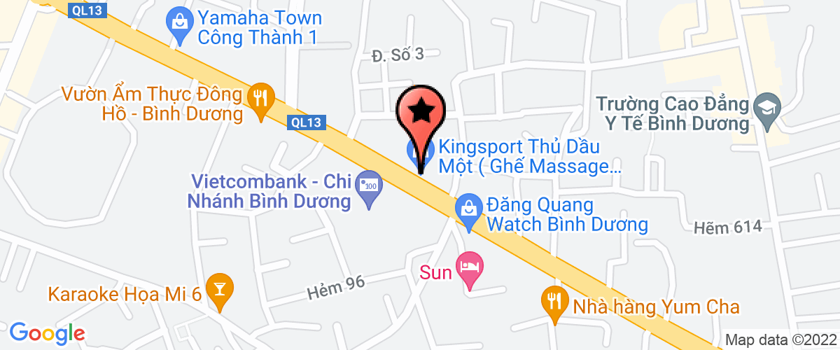 Bản đồ đến địa chỉ Công Ty TNHH Một Thành Viên Vật Liệu & Xây Dựng Biên Tiến Thành.