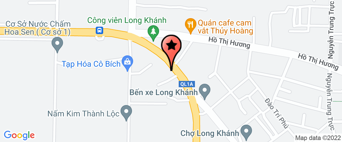 Bản đồ đến địa chỉ Công Ty TNHH Một Thành Viên Ngọc Cẩm Thanh