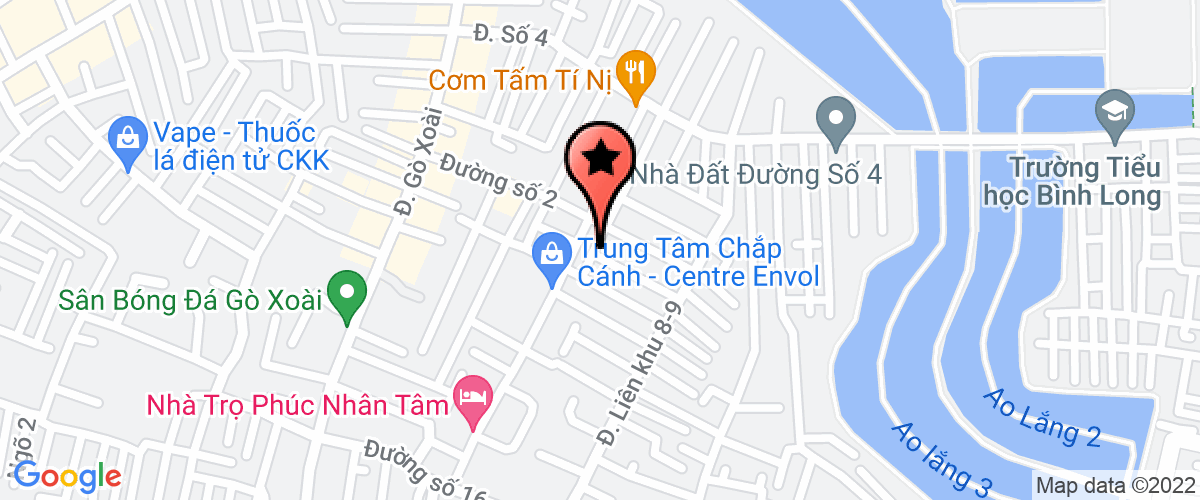 Bản đồ đến địa chỉ Công Ty TNHH Công Nghệ Môi Trường Eap