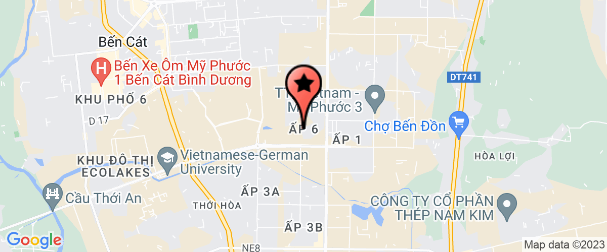 Bản đồ đến địa chỉ Công Ty TNHH Một Thành Viên Cao Su Vương Vĩnh Khang