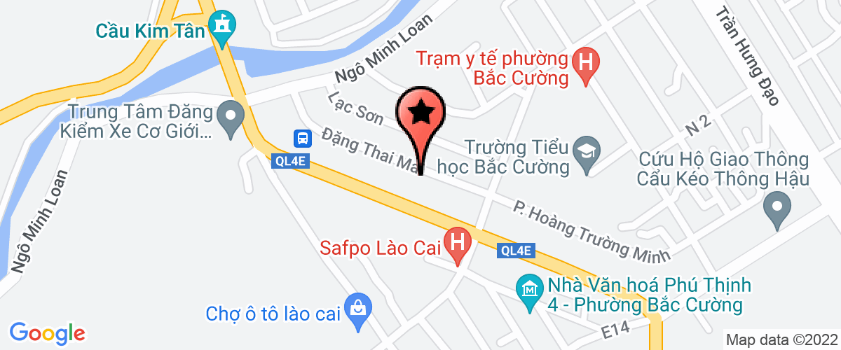 Bản đồ đến địa chỉ Chi Nhánh Công Ty Cổ Phần Tập Đoàn Vinacontrol Lào Cai