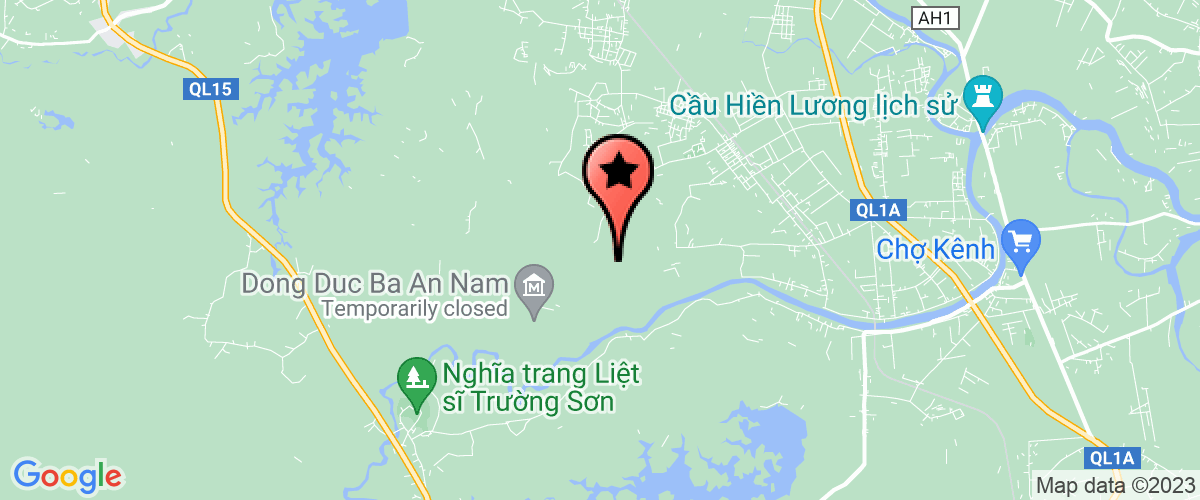 Bản đồ đến địa chỉ CN Công Ty TNHH Một Thành Viên Lâm Nghiệp Bến hải - XNSX Lâm Nghiệp Số 2