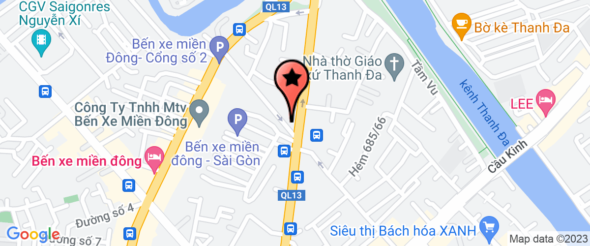 Bản đồ đến địa chỉ Chi Nhánh Công Ty TNHH Tư Vấn Và Đại Lý Thuế Công Minh