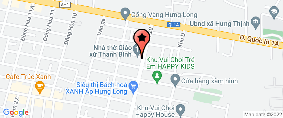 Bản đồ đến địa chỉ Công Ty TNHH Thương Mại & Dịch Vụ Du Lịch Thu Hương Bình Thuận