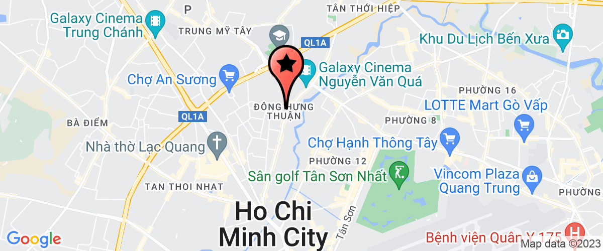 Bản đồ đến địa chỉ Công Ty TNHH TM & DV Thực Phẩm Năm Châu