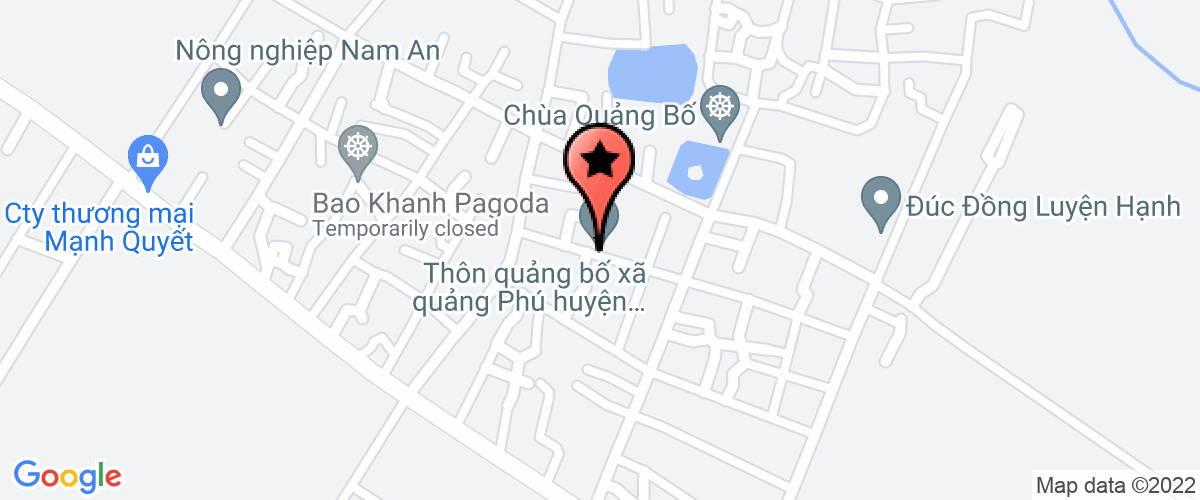 Bản đồ đến địa chỉ Công Ty TNHH Cơ Khí Mỹ Thuật Quảng Phú