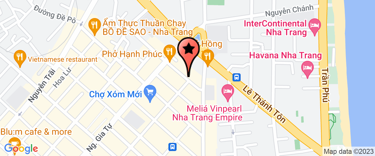 Bản đồ đến địa chỉ Công Ty TNHH Thiên Lý Khánh Hòa