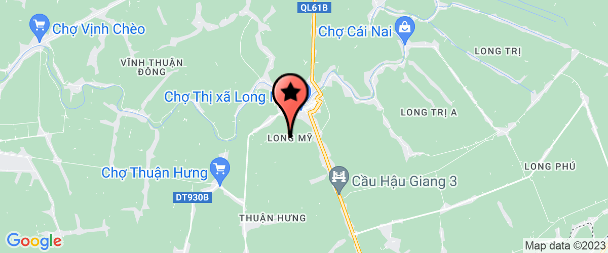 Bản đồ đến địa chỉ Công Ty Cổ Phần Phân Phối Phú Thái Cần Thơ - Chi Nhánh Hậu Giang