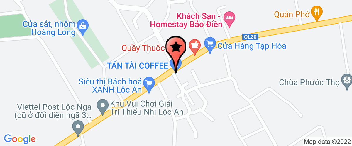 Bản đồ đến địa chỉ Công Ty TNHH Tân Thùy Nhiên