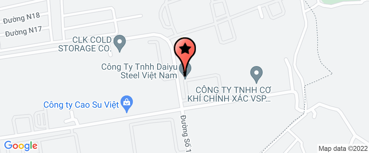 Bản đồ đến địa chỉ Công ty TNHH DAIYU STEEL Việt Nam (Nộp  hộ thuế nhà thầu nước ngoài)