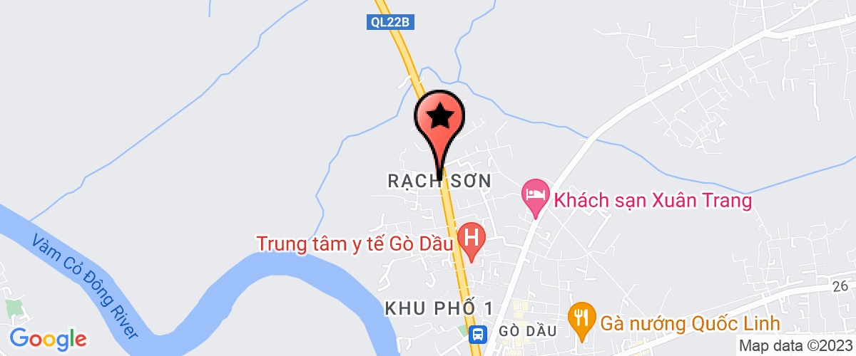 Bản đồ đến địa chỉ Chi Nhánh Công Ty Trách Nhiệm Hữu Hạn Nha Khoa Sunwah - Nha Khoa Sài Gòn - Gò Dầu