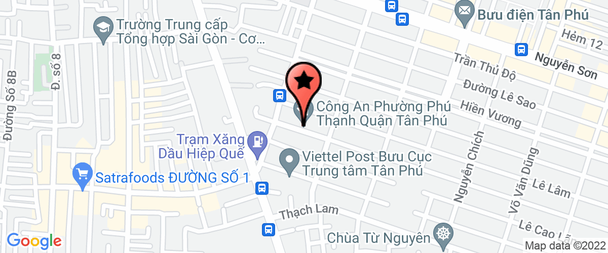 Bản đồ đến địa chỉ Cty TNHH Nhôm Kính Xây Dựng Việt Thành Phát