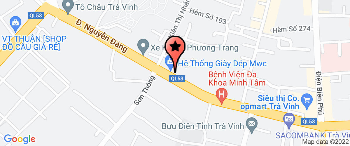 Bản đồ đến địa chỉ Công Ty TNHH Đông Nguyên Trà Vinh