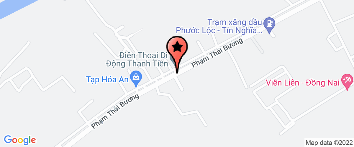 Bản đồ đến địa chỉ Công Ty TNHH Một Thành Viên Thiên Phú Thành Long