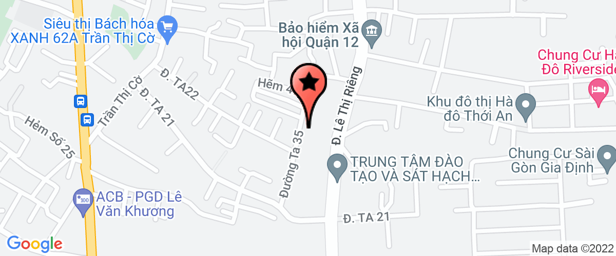 Bản đồ đến địa chỉ Công Ty TNHH Thương Mại Dịch Vụ May Tân Đại Phát