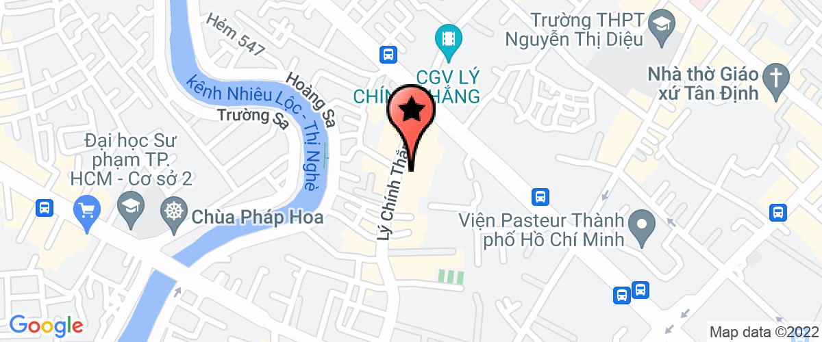 Bản đồ đến địa chỉ Công Ty TNHH Một Thành Viên Tư Vấn, Thiết Kế Và Xây Dựng Thành Công - Sài Gòn