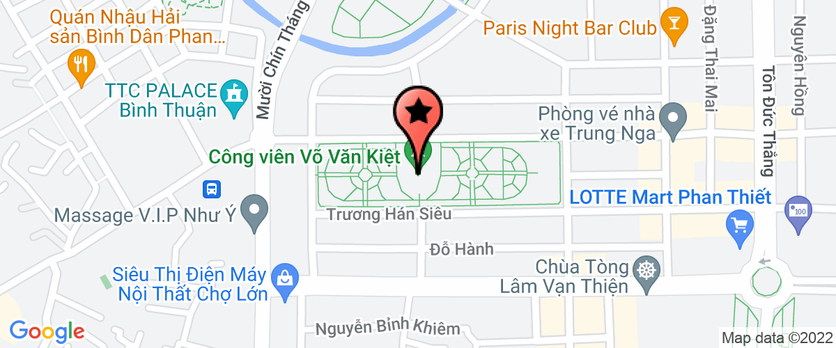 Bản đồ đến địa chỉ Nhà Hát Ca Múa Nhạc Biển Xanh Bình Thuận
