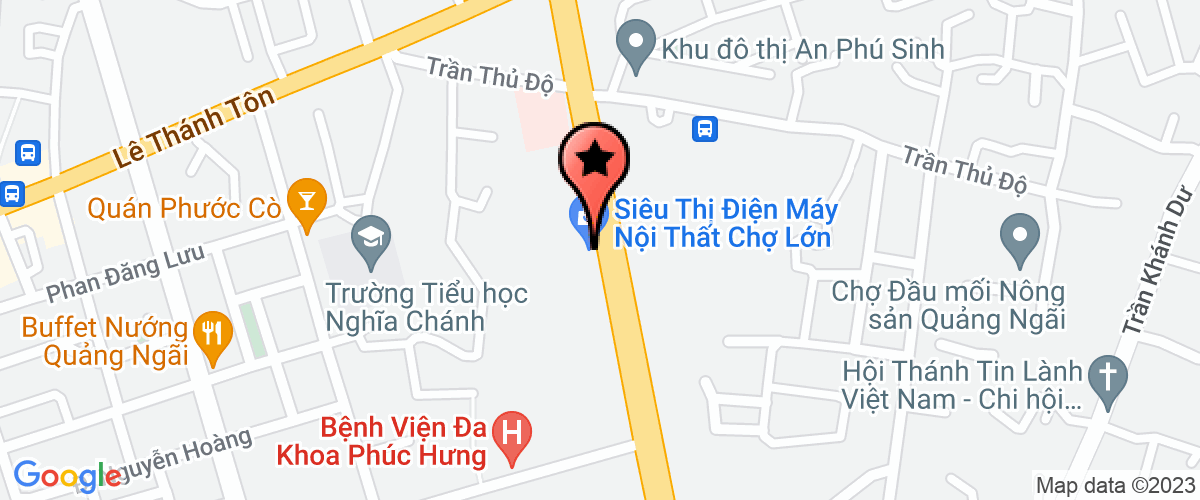 Bản đồ đến địa chỉ Văn Phòng Đại Diện Công Ty Cổ Phần Đầu Tư Và Phát Triển ánh Sáng Việt Tại Tỉnh Quảng Ngãi
