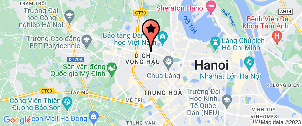 Bản đồ đến địa chỉ Công Ty TNHH MTV Đào Tạo Nghề Chăm Sóc Móng Audrey - Chi Nhánh Hà Nội