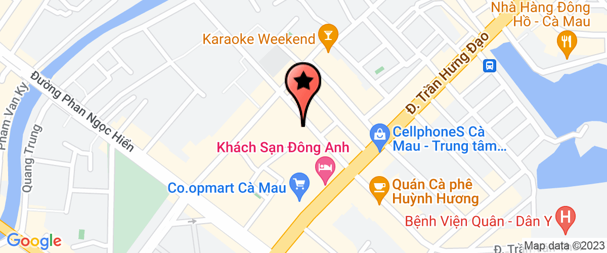 Bản đồ đến địa chỉ Công Ty Cổ Phần Tư Vấn Đầu Tư - Xây Dựng S P Q D - Chi Nhánh Cà Mau