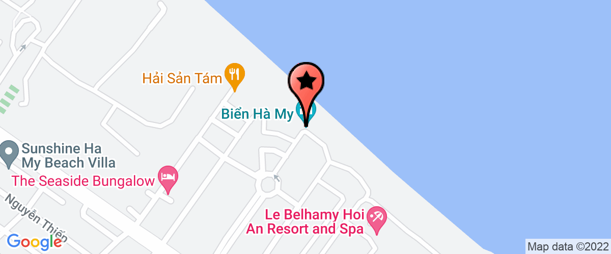 Bản đồ đến địa chỉ Cty TNHH INDOCHINA RESORT RESIDENCES (Hội An)