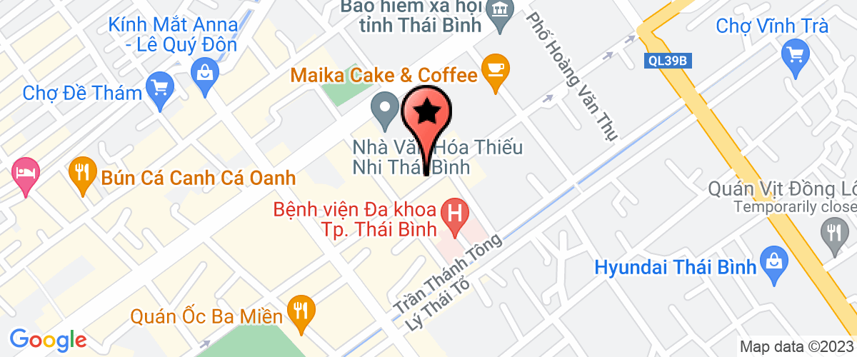 Bản đồ đến địa chỉ Chi Nhánh Công Ty Cổ Phần Dược Phẩm Cửu Long Tại Thái Bình.