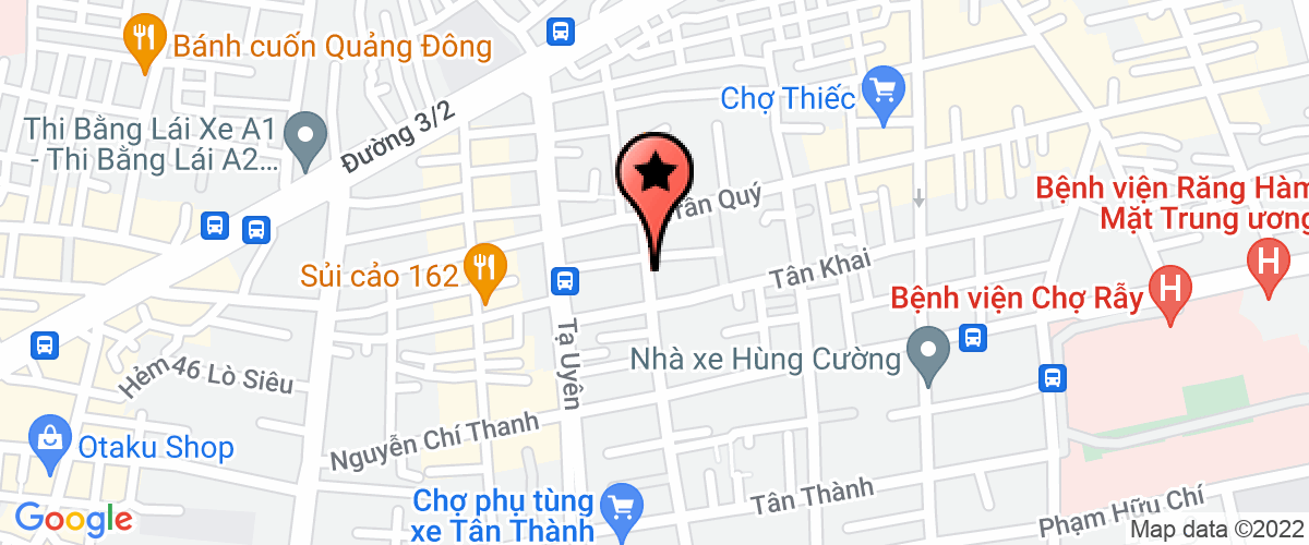 Bản đồ đến địa chỉ Công Ty TNHH Thương Mại Đại Uy