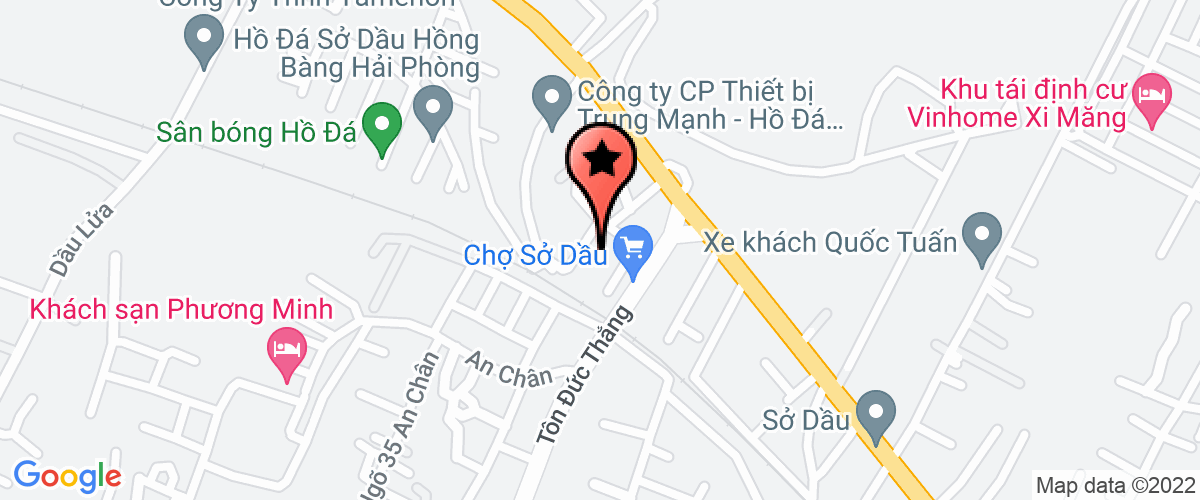 Bản đồ đến địa chỉ Công ty trách nhiệm hữu hạn thương mại thép Hoàng Dương