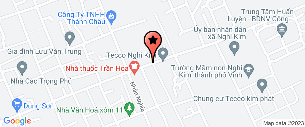 Bản đồ đến địa chỉ Công ty TNHH xuất nhập khẩu thuỷ sản Hùng Ngãi