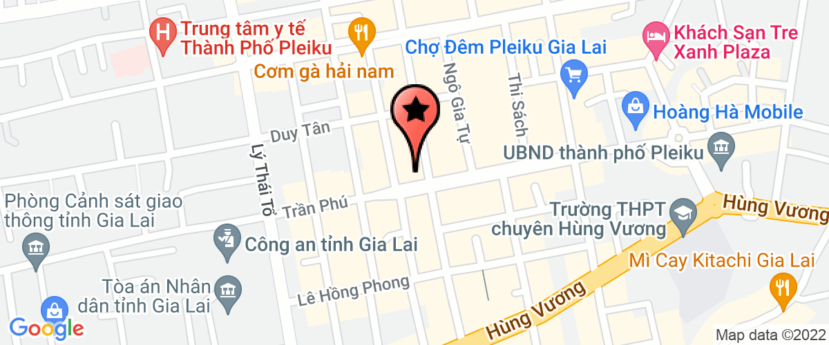 Bản đồ đến địa chỉ Toà án nhân dân Tp Pleiku