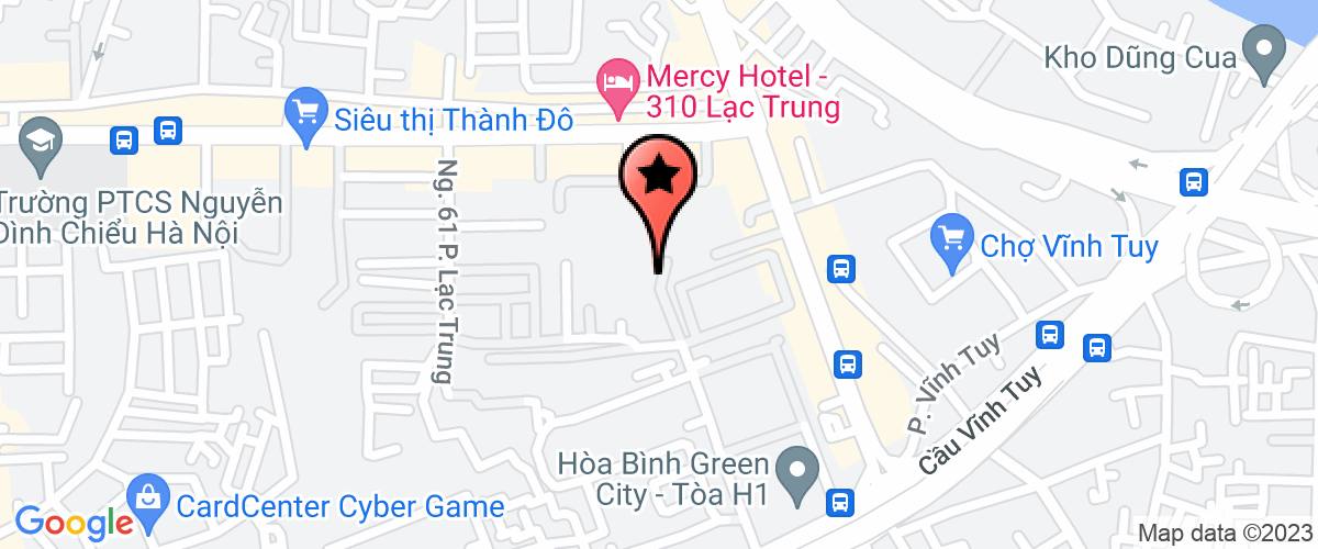 Bản đồ đến địa chỉ Chi Nhánh Hà Nội - Công Ty CP Tổng Công Ty Nông Sản Xnk Nghệ An