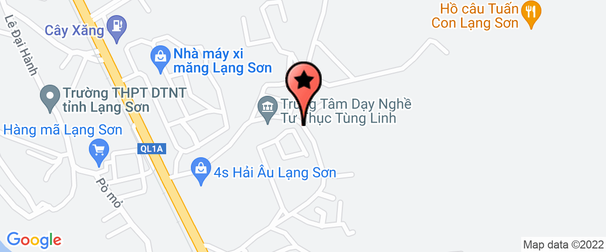 Bản đồ đến địa chỉ Công Ty TNHH MTV Phú An Khang Lạng Sơn