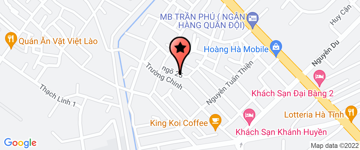 Bản đồ đến địa chỉ Công Ty TNHH 268 Hà Tĩnh