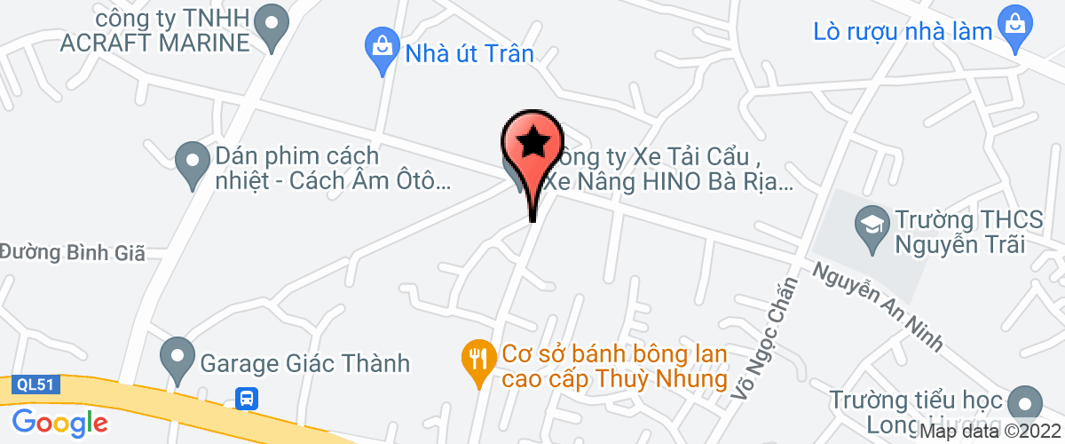 Bản đồ đến địa chỉ Công Ty TNHH Cảnh Quan Xanh Bà Rịa – Vũng Tàu