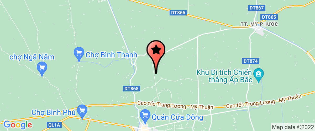 Bản đồ đến địa chỉ DNTN Xăng Dầu Mỹ Hạnh Trung