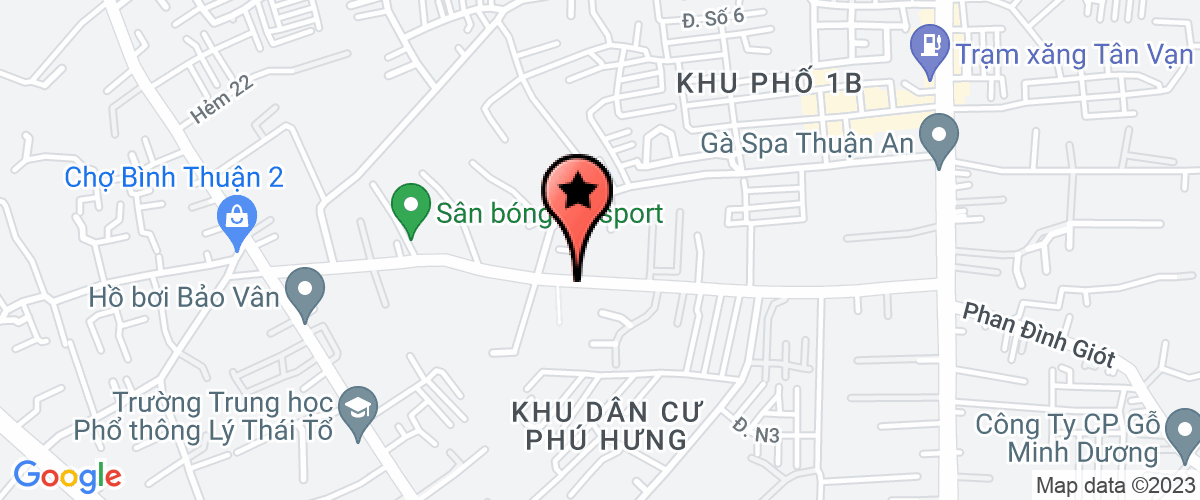 Bản đồ đến địa chỉ Công Ty TNHH Một Thành Viên Thương Mại Dịch Vụ Huy Hưng Phát
