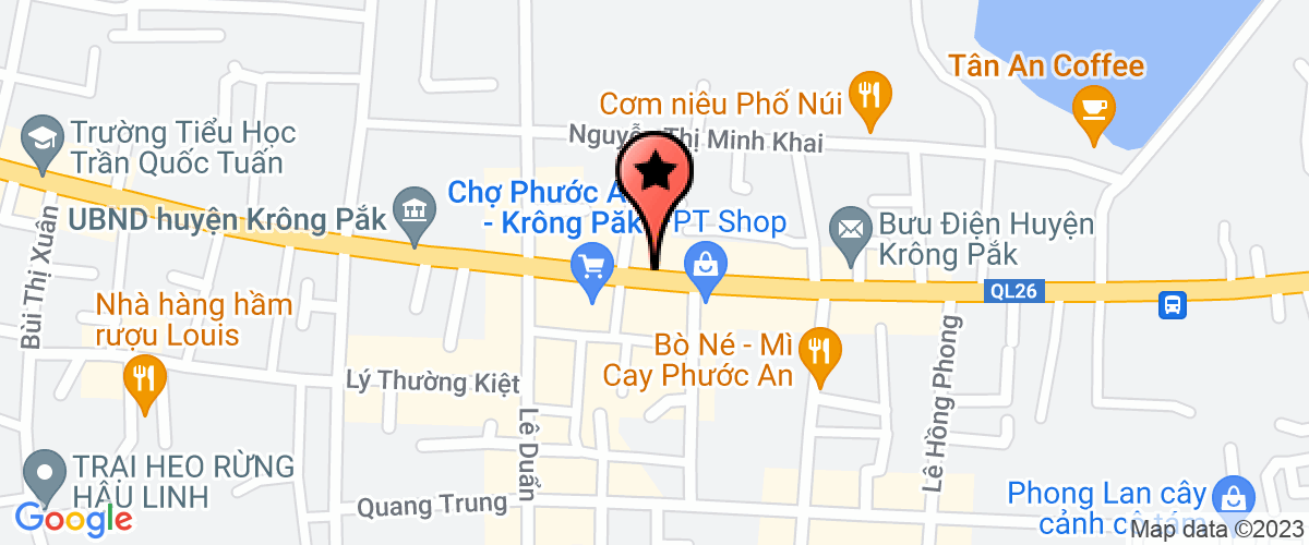 Bản đồ đến địa chỉ Quỹ Tín Dụng Nhân Dân Thị Trấn Phước An Huyện Krông Pắk