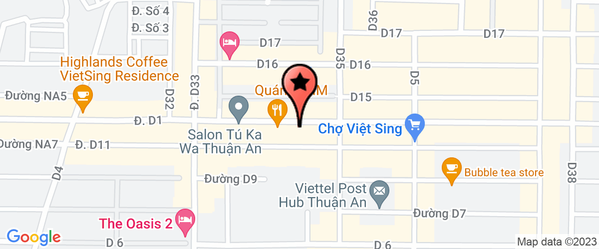 Bản đồ đến địa chỉ Công Ty TNHH Một Thành Viên Chăm Sóc Tóc Gội Đầu Kiều Diễm