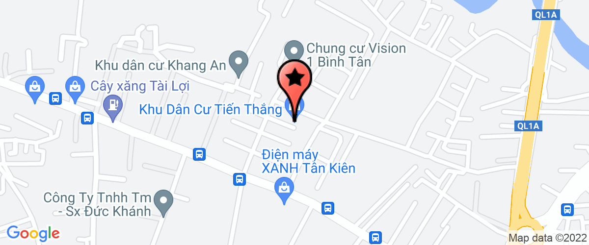Bản đồ đến địa chỉ Công Ty TNHH Sản Xuất Thương Mại Dịch Vụ Long Định