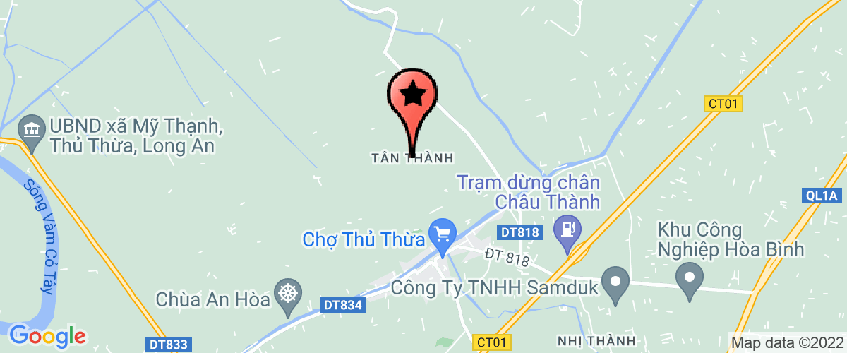 Bản đồ đến địa chỉ Ban Quản Lý Dự án huyện Thủ Thừa