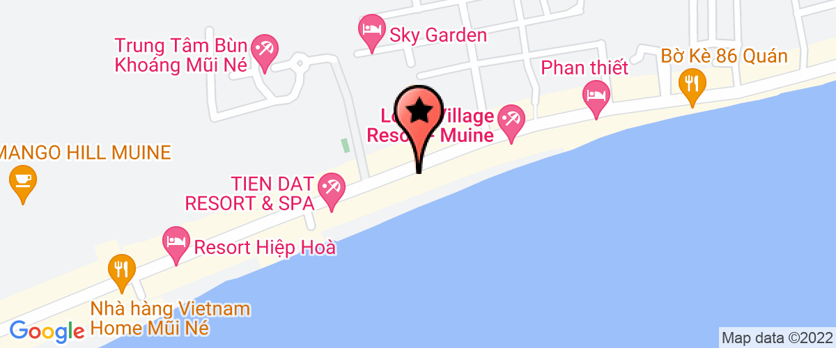 Bản đồ đến địa chỉ Chi Nhánh Công Ty Cổ Phần Ngọc Trai Long B E A C H Tại Mũi Né
