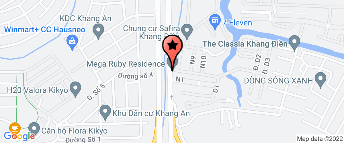 Bản đồ đến địa chỉ Công Ty TNHH Thương Mại Dịch Vụ K Vina