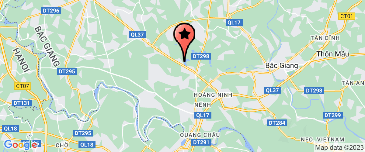 Bản đồ đến địa chỉ Công ty TNHH một thành viên vật liệu xây dựng Huy Hoàng