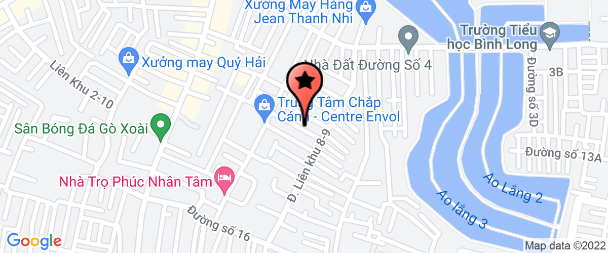 Bản đồ đến địa chỉ Công Ty TNHH SX TM DV Tkh