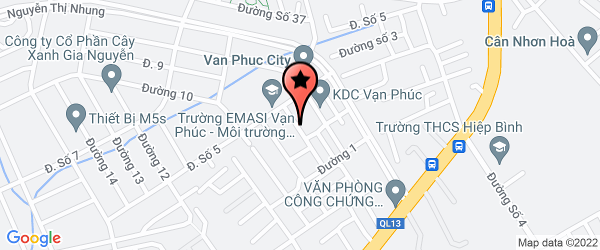 Bản đồ đến địa chỉ Công Ty TNHH Cơ Điện Lạnh Huy Hòa