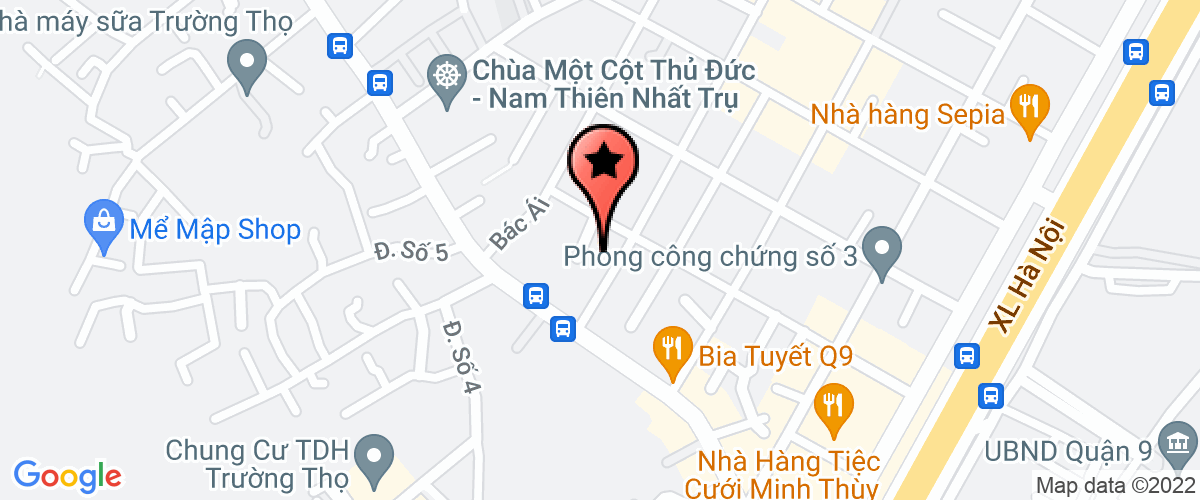Bản đồ đến địa chỉ Công ty TNHH Một Thành Viên thương Mại Dịch Vụ E Mi